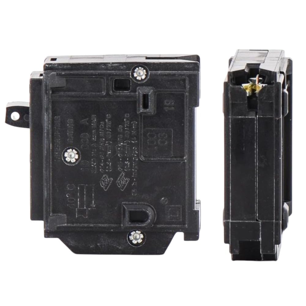 Genuine Square D HOM120 20 Amp Single Pole Circuit Breaker Kit | Plug-On Replacement for Homeline Load Center Panel