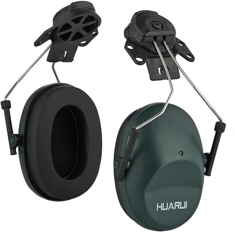 Noise Cancelling Helmet Attachable Ear Muffs Blocking Sound Reduction Ear Protection for Construction Site,Adaptors