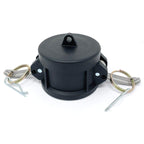 Gloxco Cam and Groove Fitting, Polypropylene, Type DC, 2" Dust Cap (CAM-20-DC-PP)