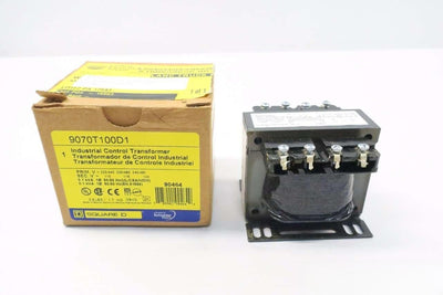 NEW SQUARE D 9070T100D1 100VA 240/480V-AC 120V-AC VOLTAGE TRANSFORMER D540044