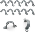 12-Pack 3/4" PVC Pipe Mounting Straps - Plastic Conduit Clamps for Electrical Cables & Plumbing Pipes (2-Hole Design)