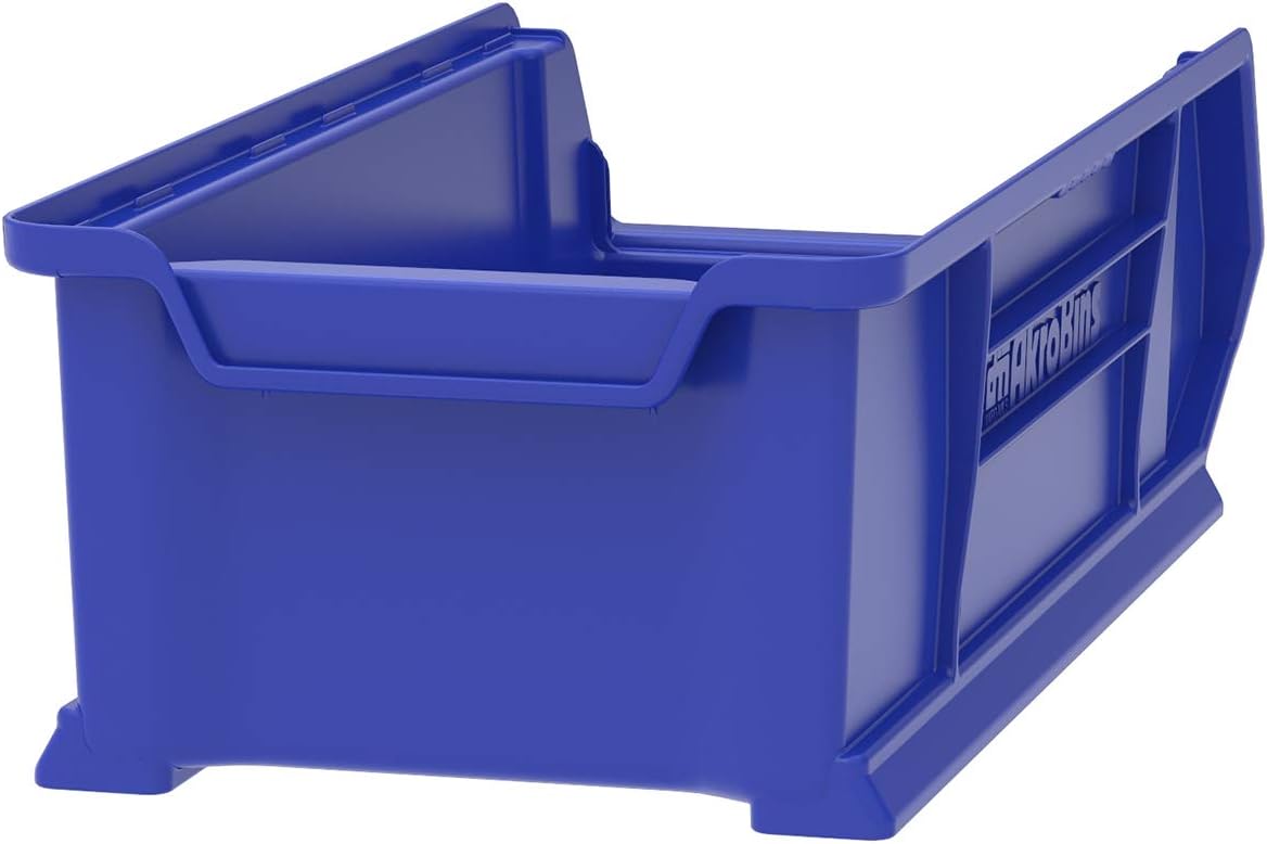 30286 Super-Size AkroBins Plastic Storage Bins, Space-Saving Stackable Bins for Garage, Classroom, Warehouse