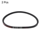 HARFINGTON 2pcs 13x710 Cogged V-Belts AX Section Drive Raw Edge Belt 710mm Inner Girth 13mm Width 8mm Thickness EPDM for Power Transmission