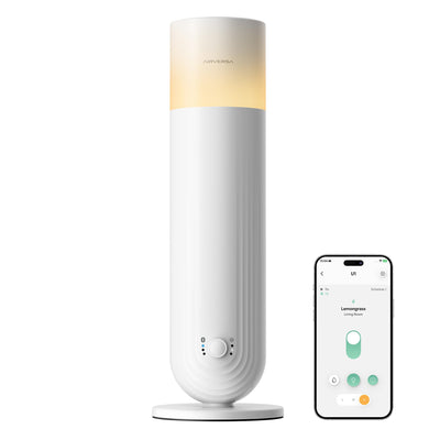 U1 Smart Hotel Waterless Essential Oil Diffuser for Room, White