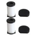 HogarTech Replacement Filter Set Compatible for Iwoly V600 Vacuum Cleaner, Washable ABS Filter and Sponge Replacement Parts