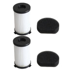 HogarTech Replacement Filter Set Compatible for Iwoly V600 Vacuum Cleaner, Washable ABS Filter and Sponge Replacement Parts
