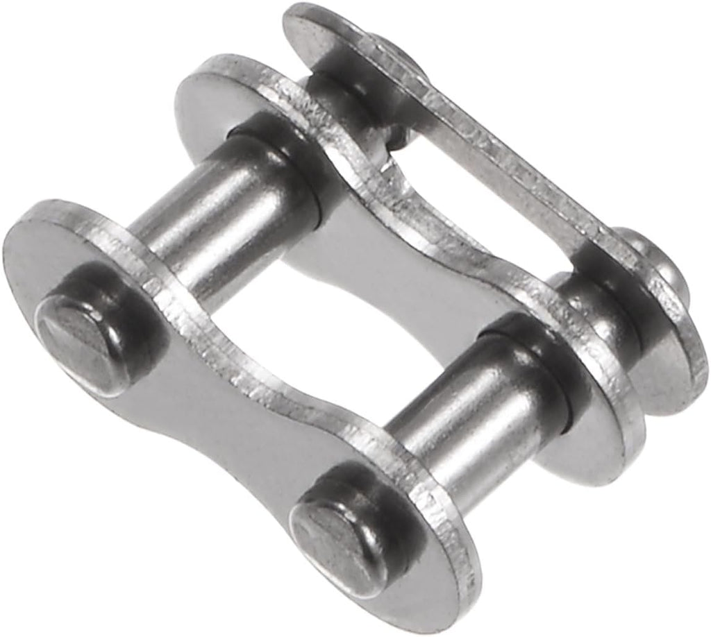 uxcell 6Pcs #25 Chain Master Connector Link Roller 1/4" Pitch Stainless Steel Standard Connecting Split Links for 04C Chain