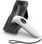 Bluetooth Wireless Handheld Barcode Scanner with Base 2.4G Wireless+USB Wired 1D 2D Barcode Scanner QR PDF417 Data