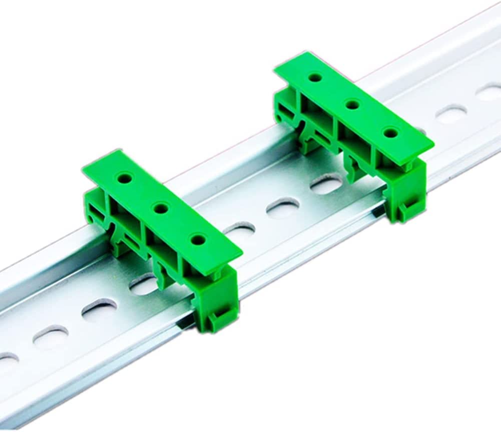 20 Sets C45 PCB DIN Rail 35mm 15mm Circuit Board Mounting Adapter