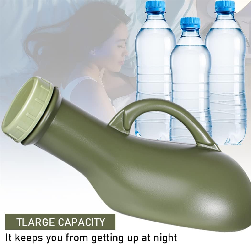 Urinal Travel Toilet Urinal Bottles with Funnel Pee Bottle Urinals Unisex Portable Urine Bottle Pee Container for
