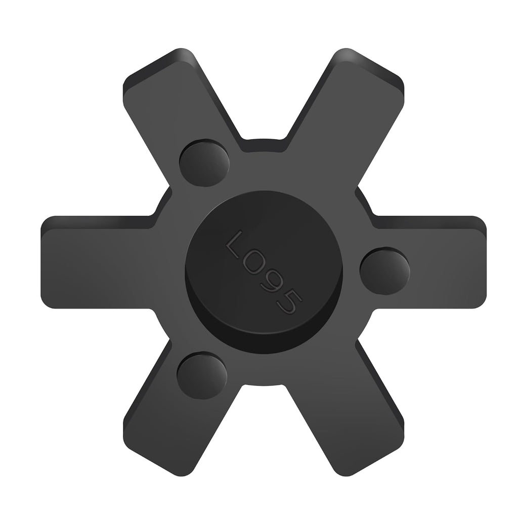 XiKe L095 NBR Rubber Spider for L-Jaw Coupling Black (1 Pack)
