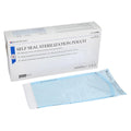 Self-Sealing Sterilization Pouches, 5.25" x 10", 200 Ct | Medical-Grade Paper, with Indicator, Built In Color Change