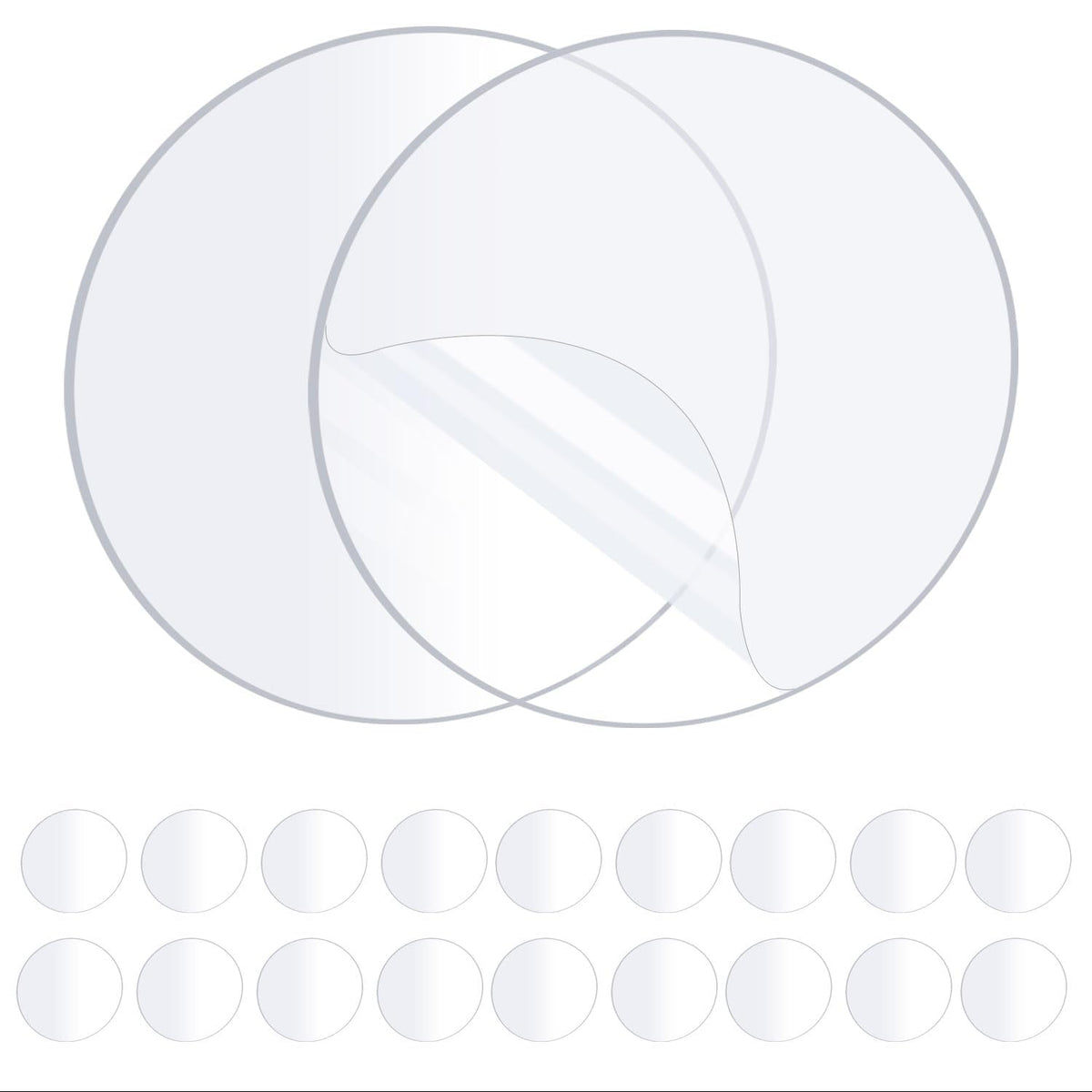 Heavy Duty Double Sided Mounting Circle Tape Picture Hanging 20PCS
