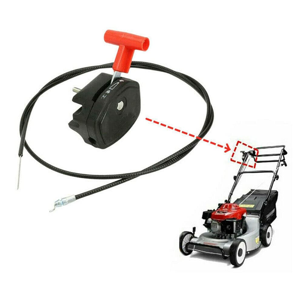 TEAMWILL Universal for Lawnmower Lawn Mower Handle Throttle Cable Switch Lever Control