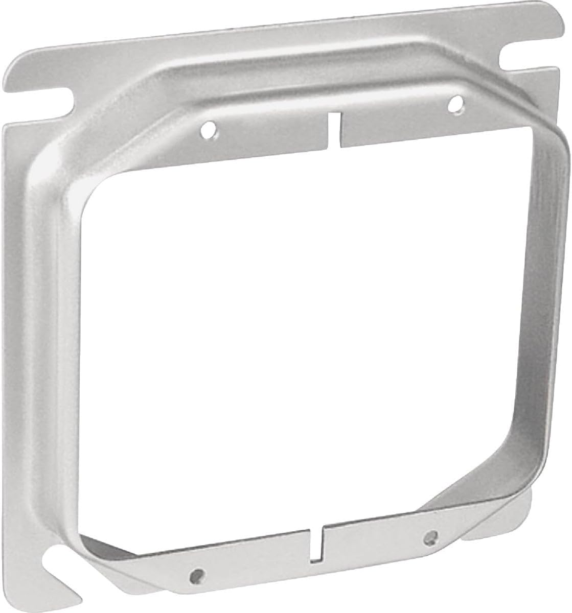 Steel City 52C18 Device Cover, Square, Raised, 4-Inch, Galvanized, 25-Pack
