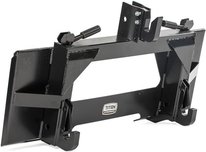 Attachments 3 Point Quick Hitch Adapter, Full Size Universal Quick Tach to Cat 1 Implements, 3,000 LB Weight