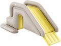 Inflatable Wide-Slide Design Kids Slide with Guardrail Easy to Clean Activity Toy for Indoor, Yellow