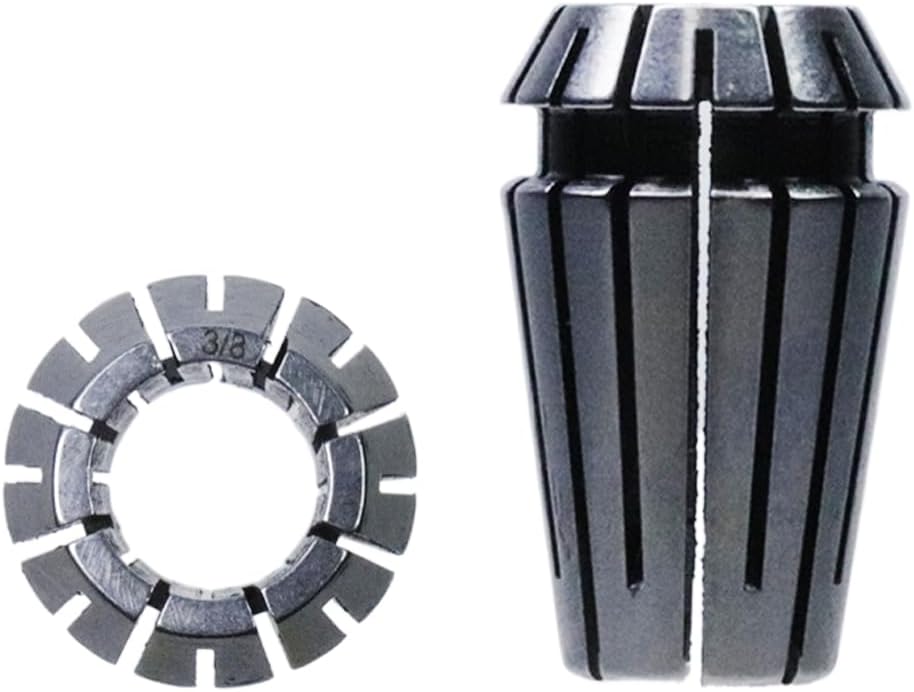 ER16 Collet Chuck 3/8 Dia Spring Collet Set for CNC Engraving Machine Lathe Chuck Tool-2pcs