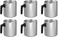 6 Pcs Candle Making Pouring Pot Wax Pouring Pitcher, 0.7 L | Dripless Spout and Heat Resisting Handle Aluminum Wax