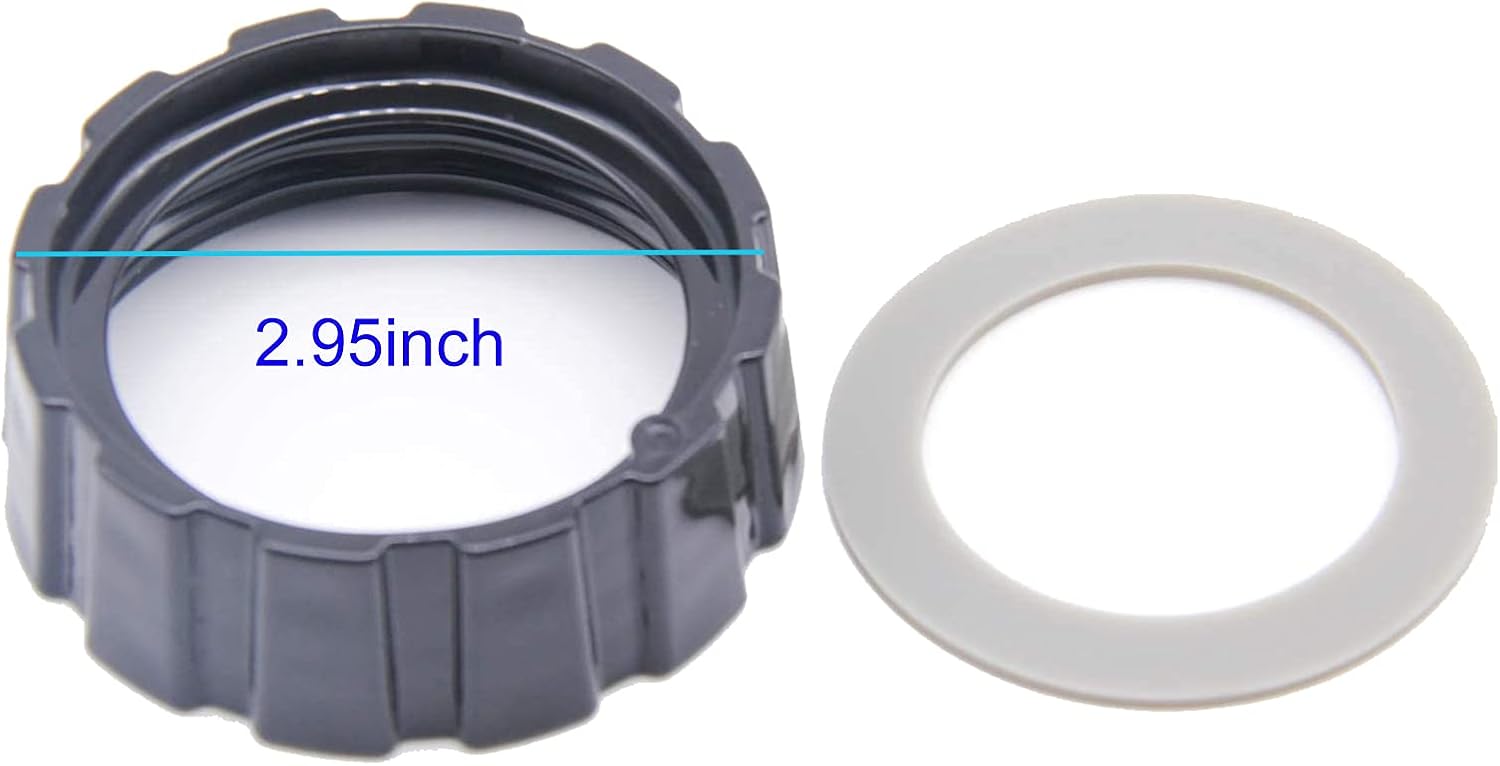 Black Blender Base Bottom Screw Cap,1Pc Blender Gasket Rubber Gasket Seal Replacement for Hamilton Beach Blender