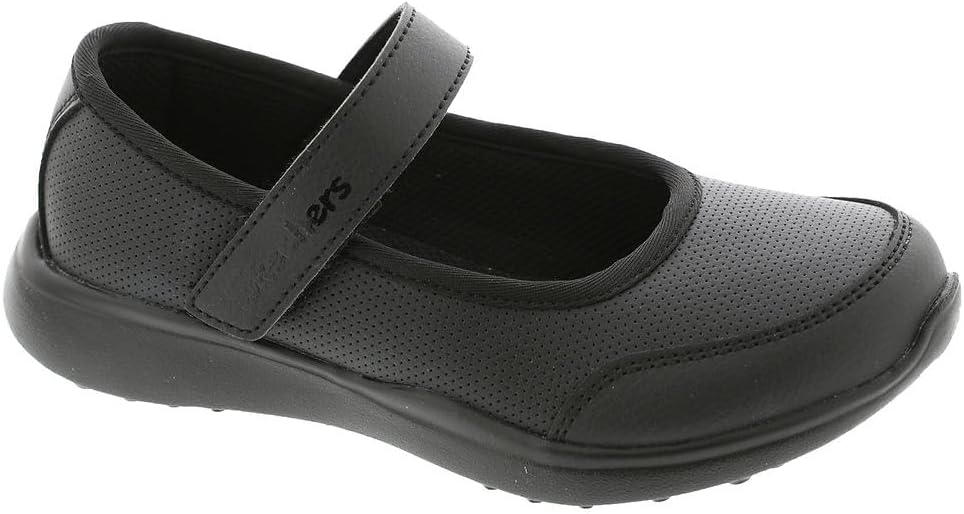Kids Girls Microstrides-Recess Rules Sneaker | Casual, Mary Jane, Machine Washable, Cushioned Insole, Hook and Loop