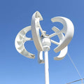 Vertical Wind Turbine Generator Kit for Home - 400W/600W/800W/1000W/1200W, 12V/24V Motor, Compact Renewable Energy