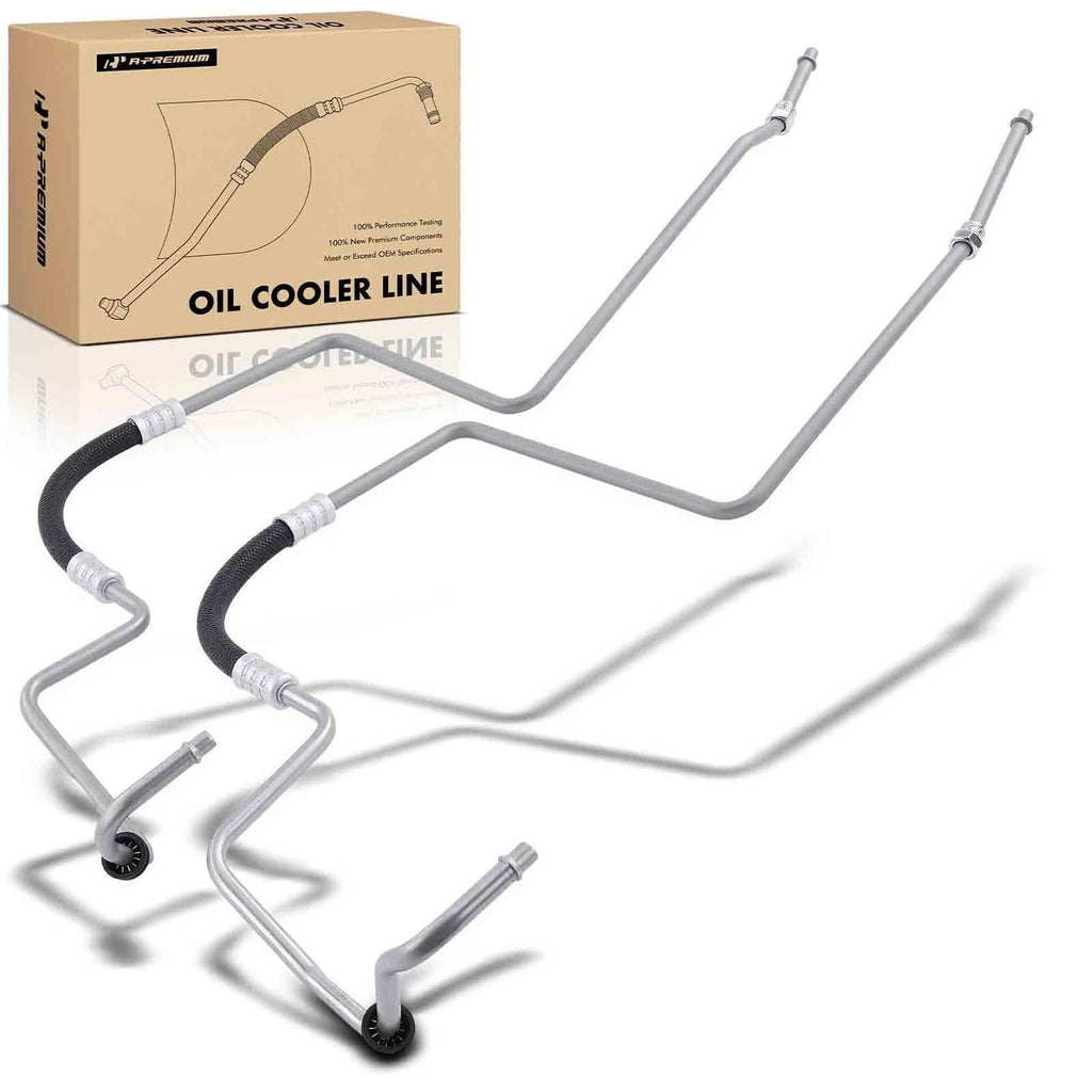 A-Premium Inlet and Outlet Transmission Oil Cooler Line Hose Assembly