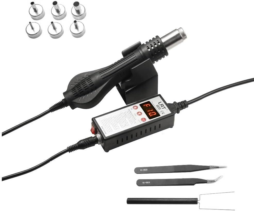 LRT 8858 Hot Air Rework Station, Digital Heat Gun for SMD Repair