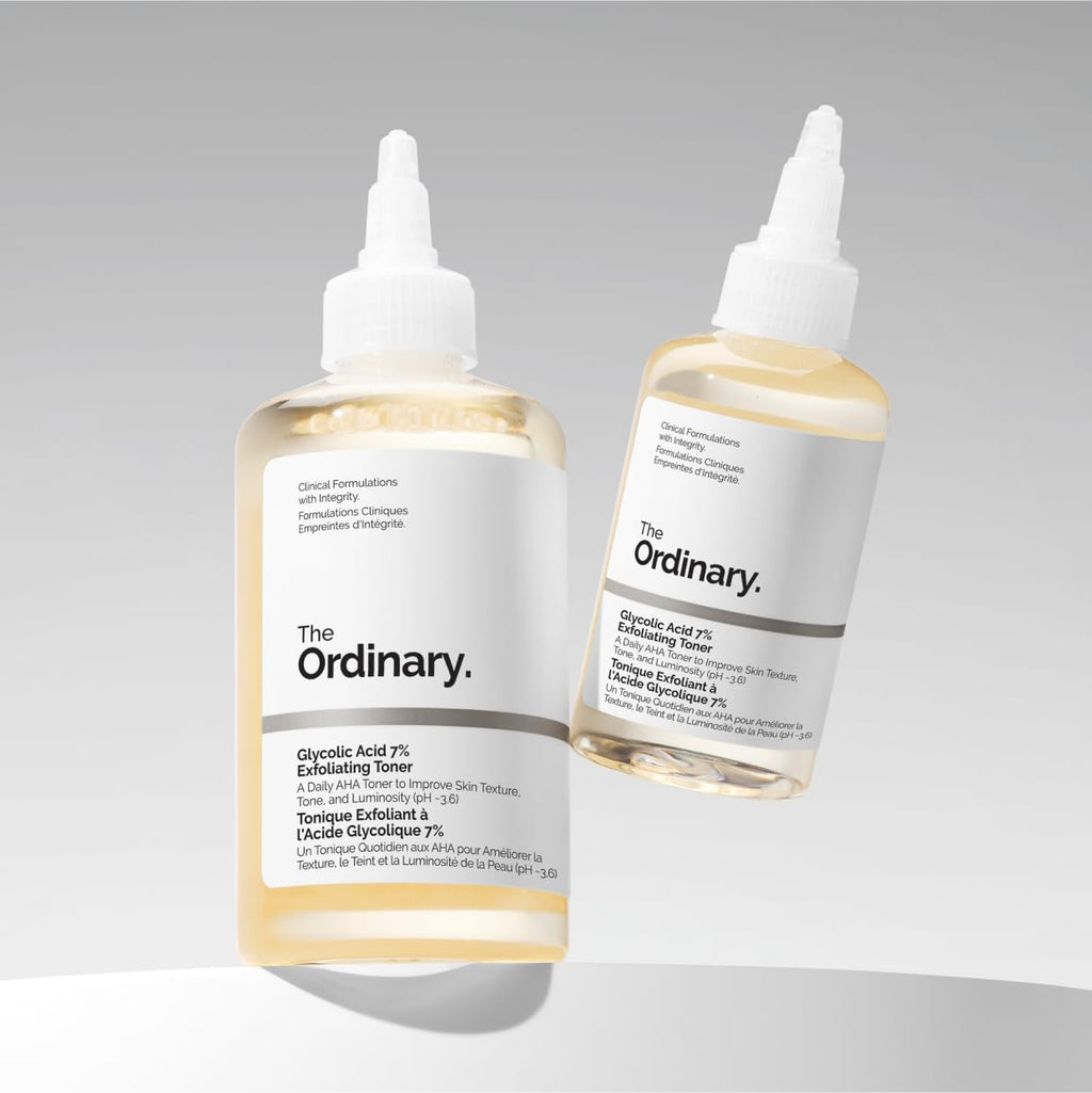Glycolic Acid 7% Exfoliating Toner, Brightening and Smoothing Daily Toner for More Even-Looking Skin Tone