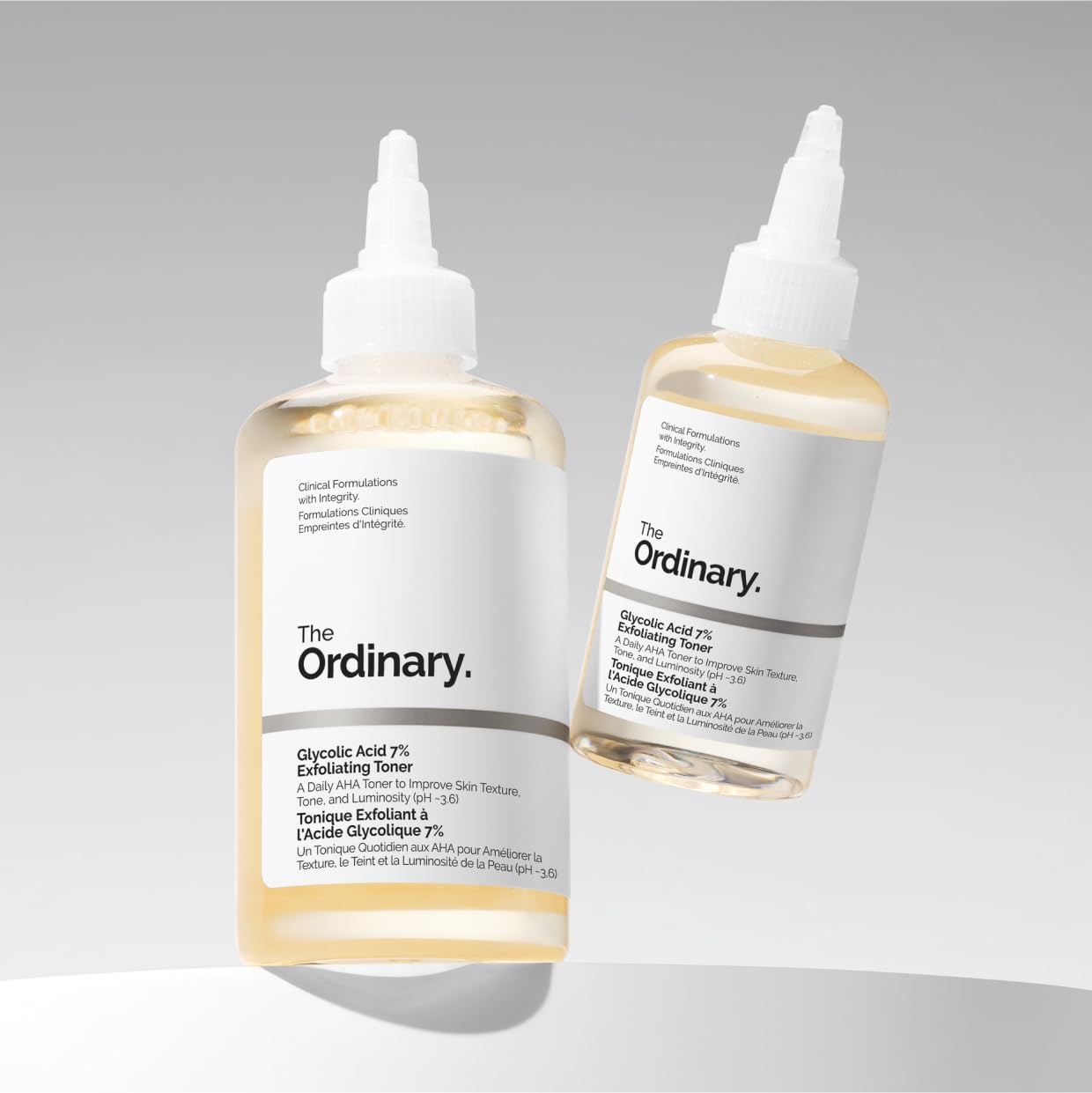 Glycolic Acid 7% Exfoliating Toner, Brightening and Smoothing Daily Toner for More Even-Looking Skin Tone
