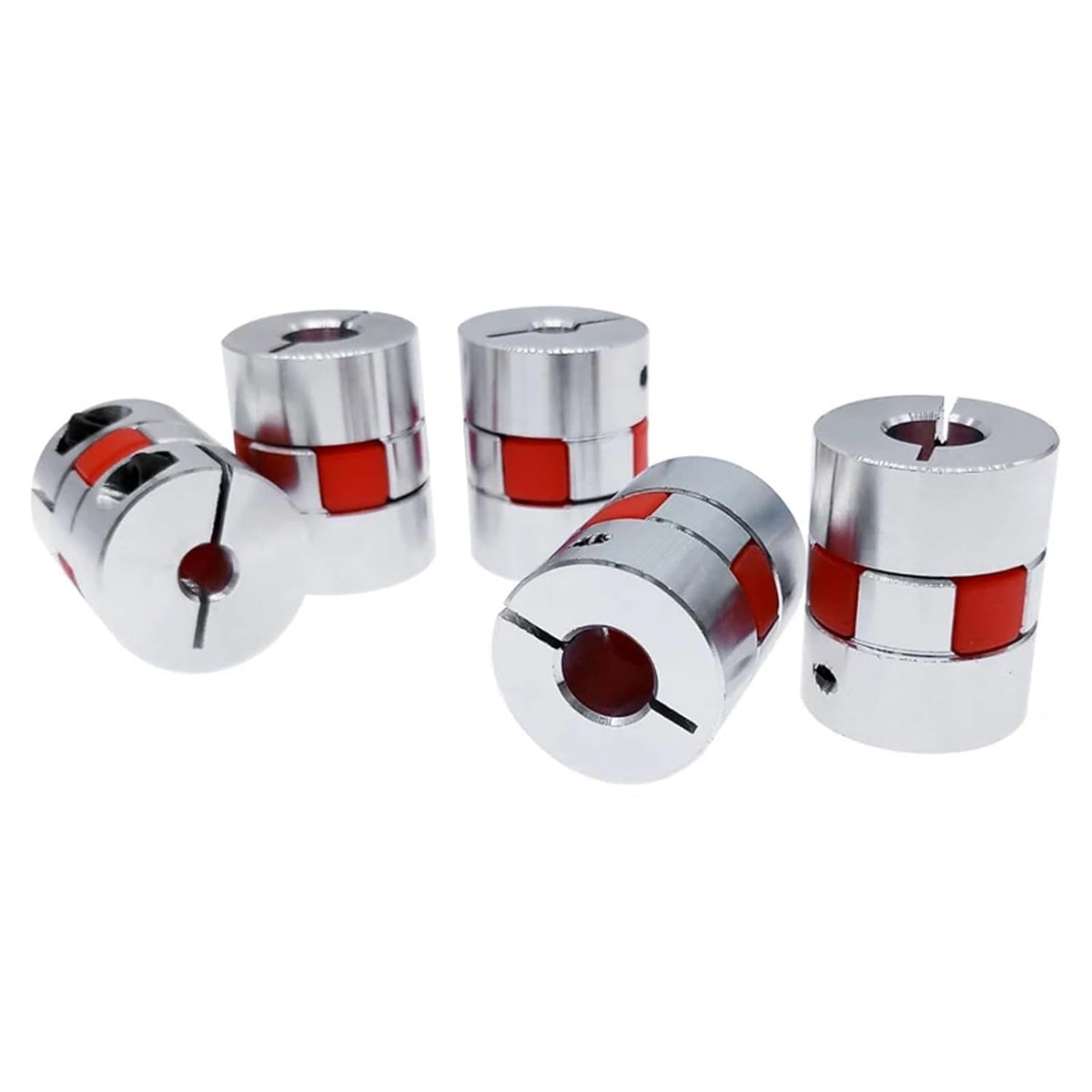 jaw Coupling, D20L25 Coupling Spider Flexible Motor Coupler Aluminium Jaw 3mm-10mm