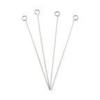 Reusable Inoculating Loop Inoculating Rod Kit Laboratory Research Teaching Tools (5pcs 3mm Inoculating Ring + 5pcs