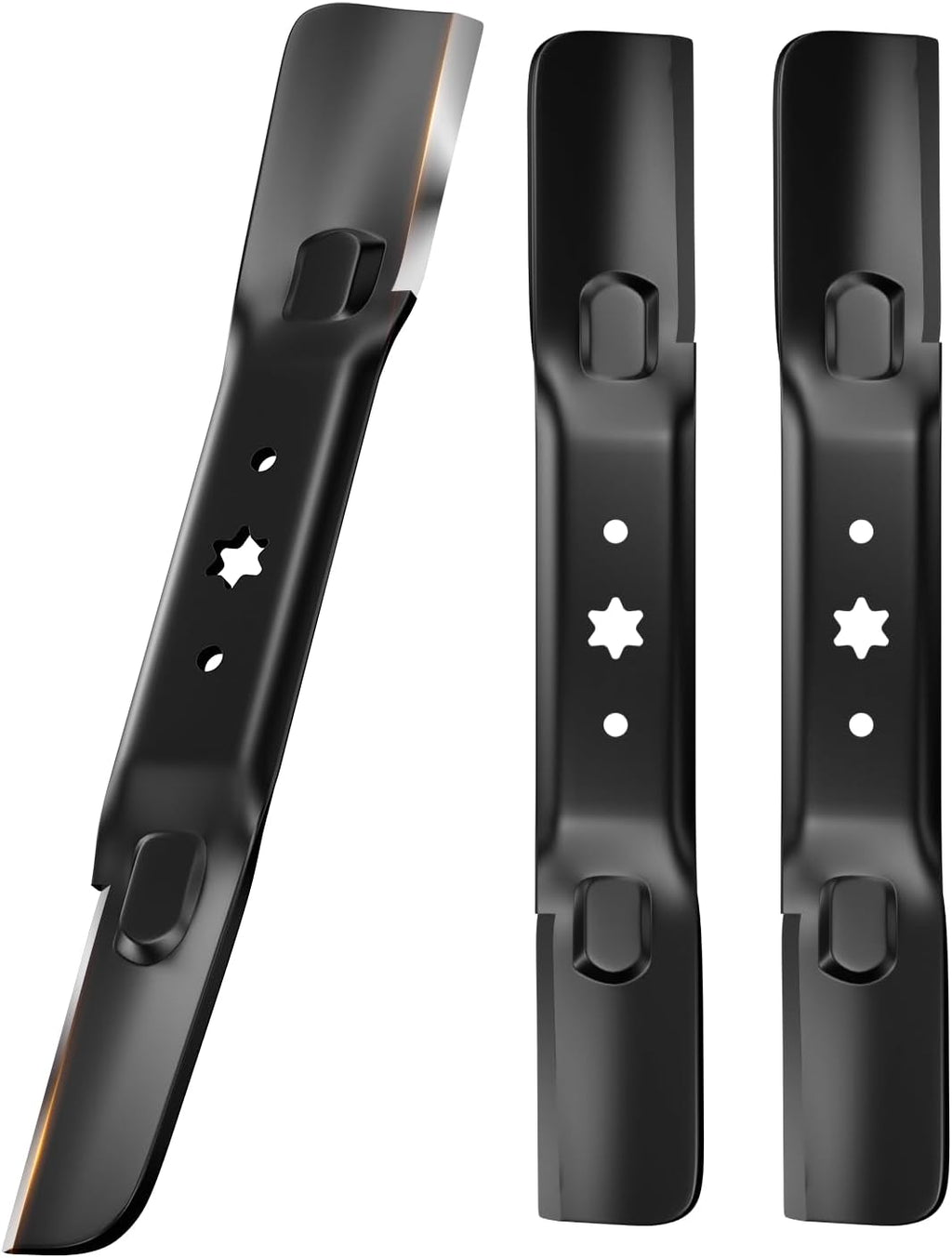 54" Cut 942-05056A ZT1-54 Lawn Mower Blade with 6-Proint Star Shaped, 54 inch Deck Mulching Blades Compatible with