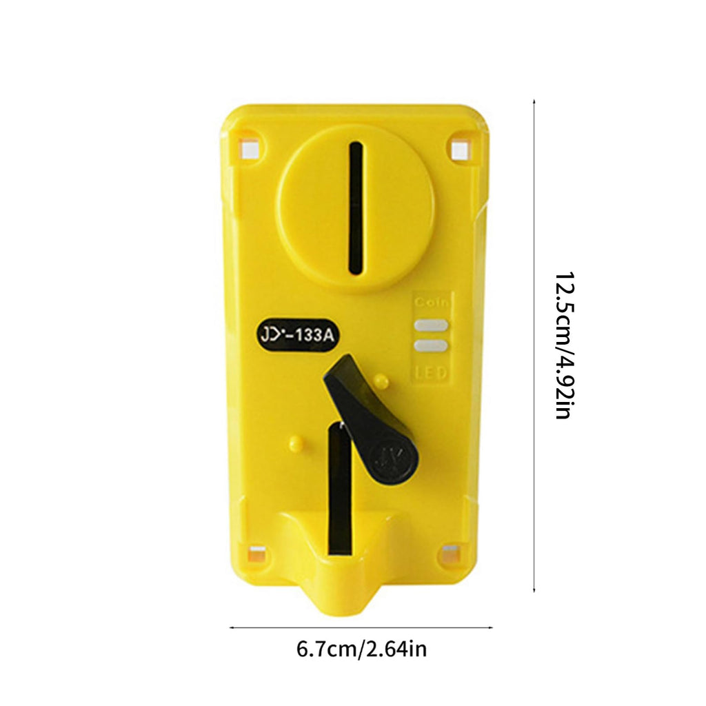 Comparable Roll Down Electronic Coin Selectors with LED, Yellow