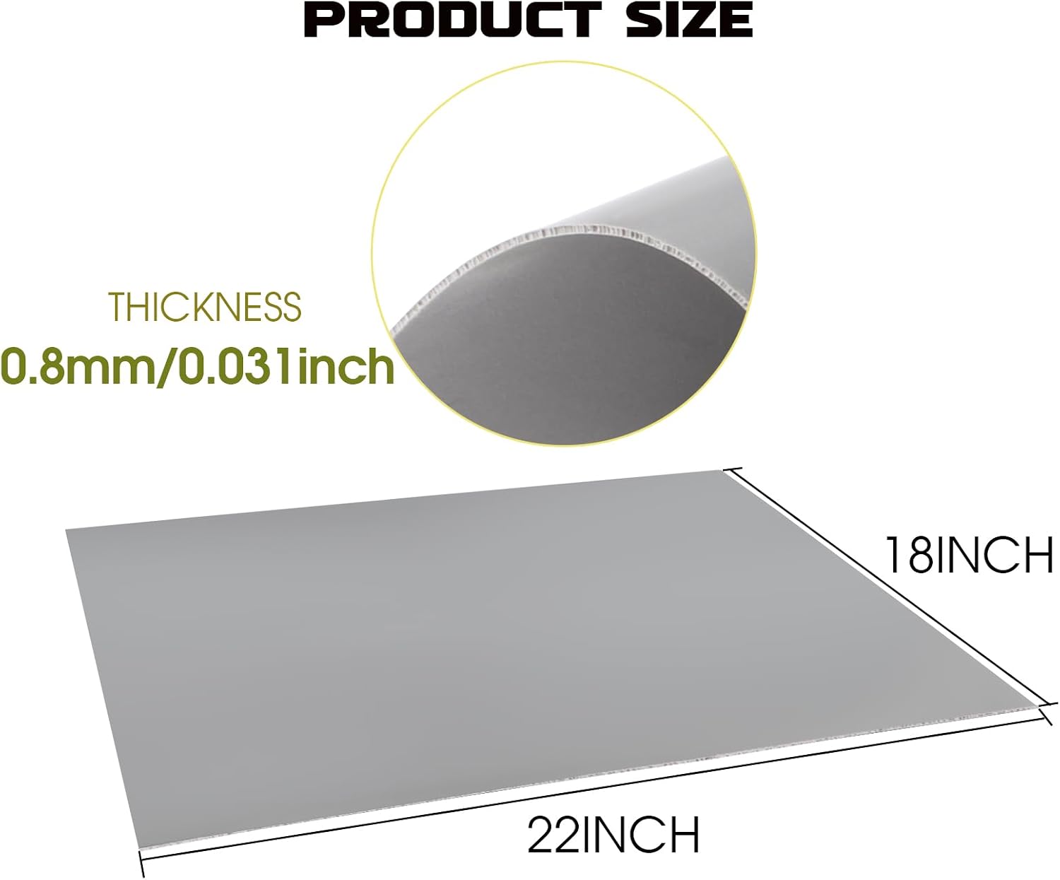 Silicone Heat Press Mat,18" x 22" x 1/32" Thick Cover Sheet,Foam Cover Pad and Double Sided Use Mat for Hat