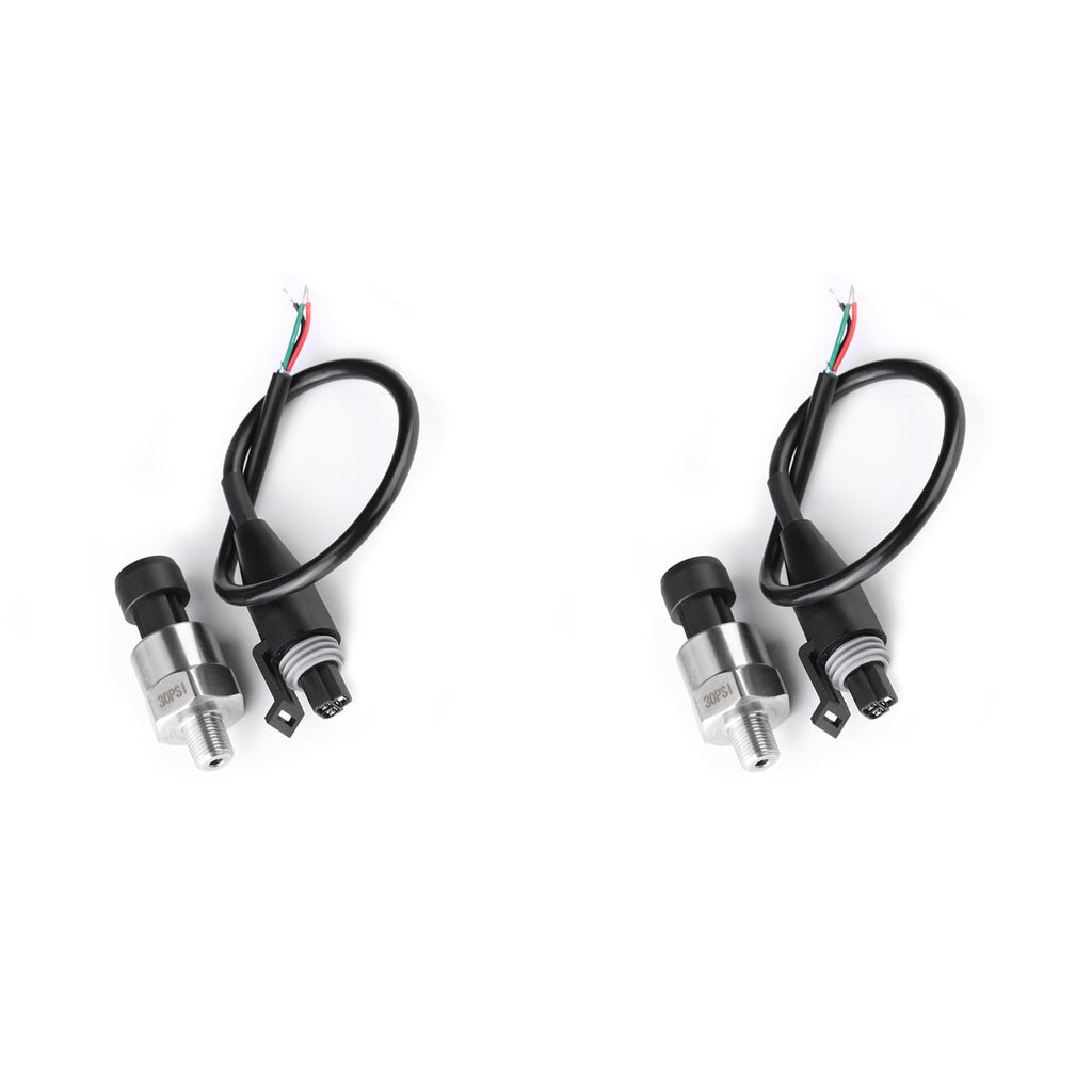 GOTOTOP Pressure Transducer, 30 PSI, 1/8 NPT, 2Pcs