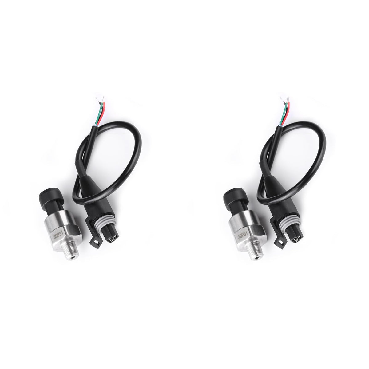 GOTOTOP Pressure Transducer, 30 PSI, 1/8 NPT, 2Pcs