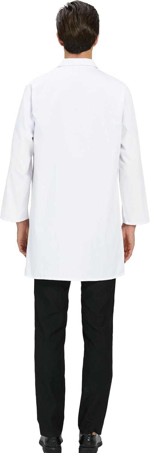 Lab Coat for Men, Medical Coat for Doctor Nurse Student Science