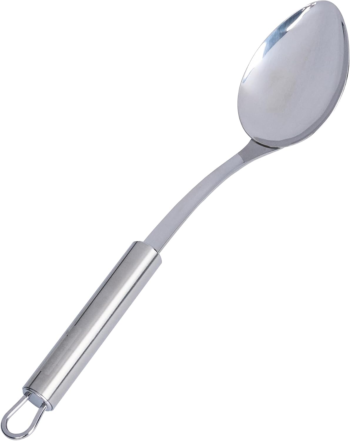 Stainless Steel Cooking Spoon - 36 Pack - German Standard Metal Kitchen Spoon with Ergonomic Handle, Dishwasher Safe
