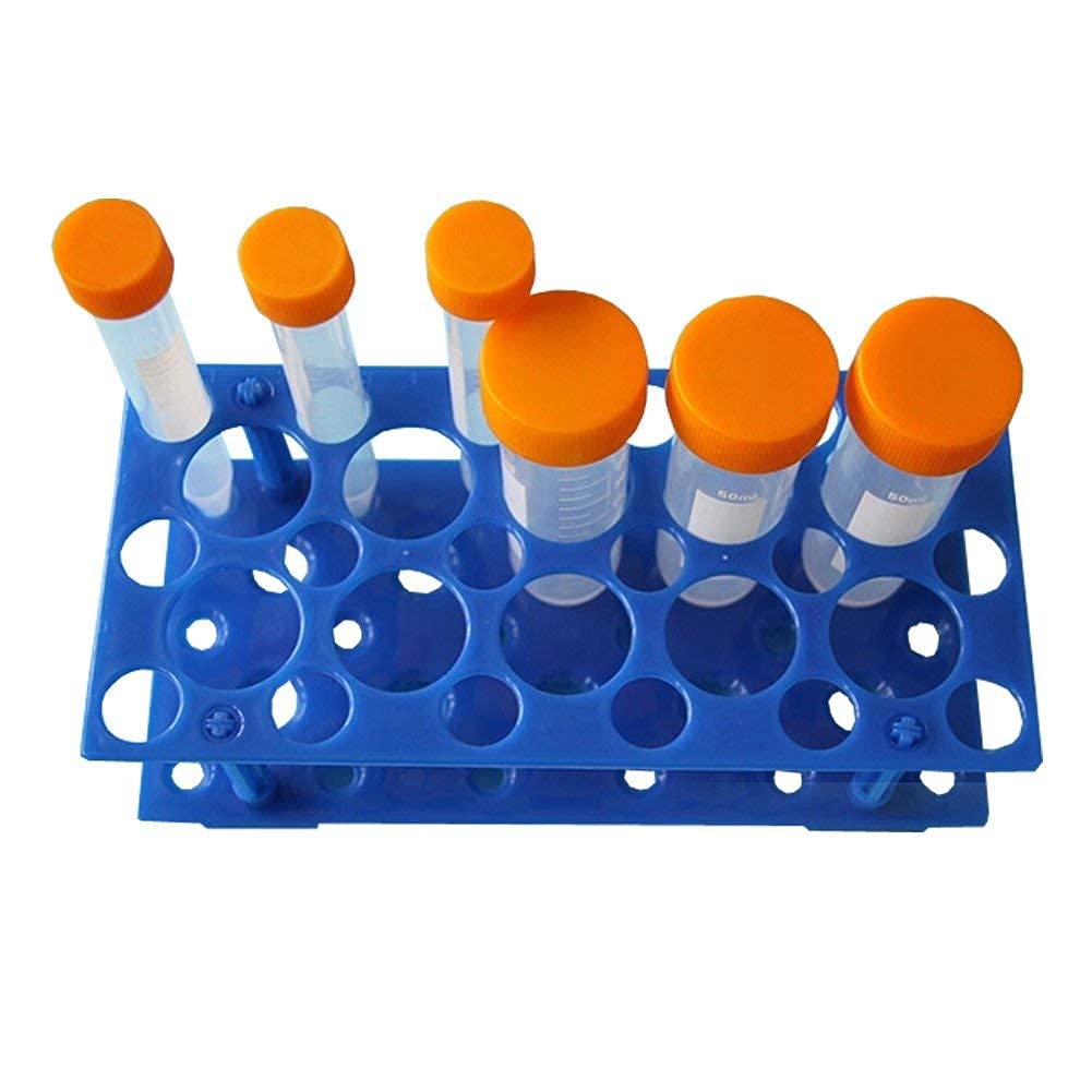 28-Well Plastic Centrifuge Tube Rack Detachable Tub Racks Used for 10ml, 15ml,50ml Centrifuge Tube