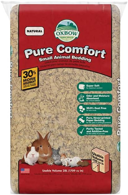 Small Animal Bedding, Hamster, Guinea Pig, Rabbit, Natural, USA, 28 L