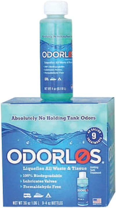 Odorlos V77001 Holding Tank Treatment (Holding Tank Treatement, 4oz Bottle, 9pk),1 Pack