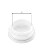 Bung Cap with 2" Thread Size for 55 Gallon Plastic Drums, 24 Pack Poly Buttress Drum Bung, Fine and Coarse Thread
