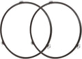 2-Pack Microwave Rotating Roller Ring for LG - 9.5 Inch for Models LMV1630BB, LMV1630WW, MV1610WW, MV1608BB
