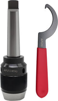 1/64"-1/2" Heavy Duty MT3 Shank Lathe Keyless Drill Chuck