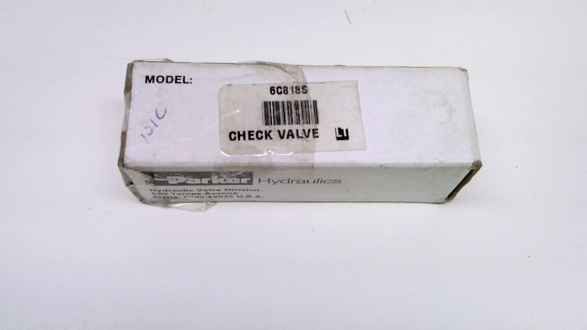 Parker Hydraulics 6C818s, Hydraulic Check Valve 6C818s