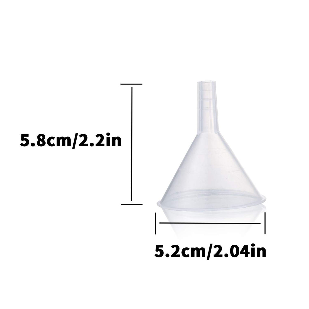 Plastic Funnel Set, 3 Pcs Lab PP Funnels