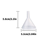 Plastic Funnel Set, 3 Pcs Lab PP Funnels