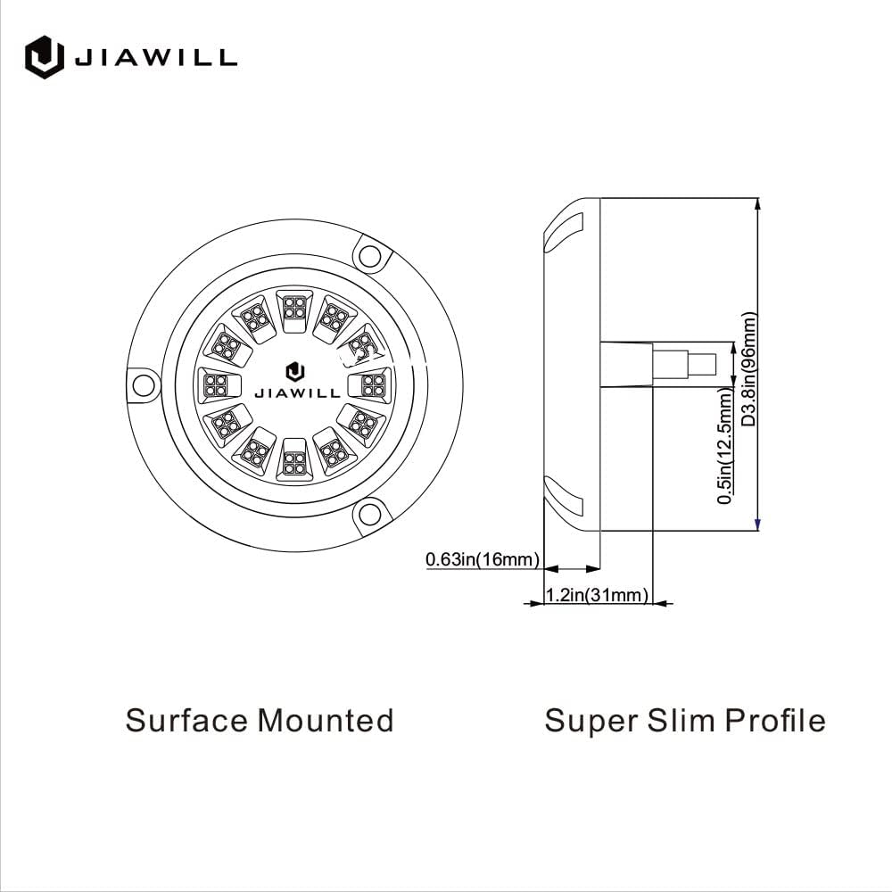 RGBW Full Color LED Underwater Boat Light,Surface Mount,Bronze Housing,Build-in Driver,No External Controllers Required