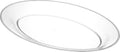 Clear Plastic Oval Serving Trays - Serving Platters Oval Pack of 4
